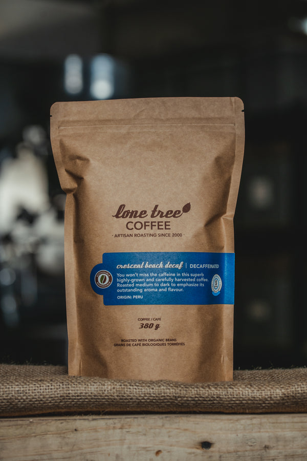 Crescent Beach Decaf Coffee - lone tree coffee